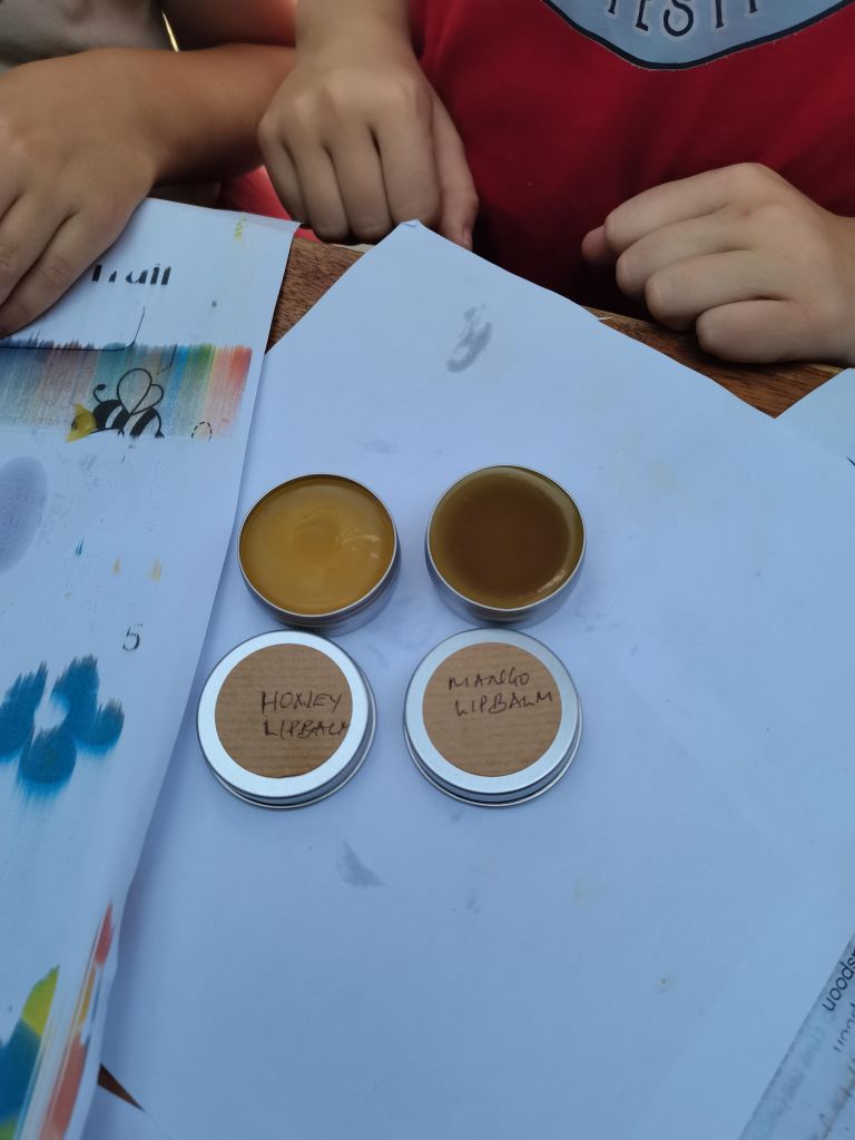children's lip balm workshop in mwanza, Tanzania